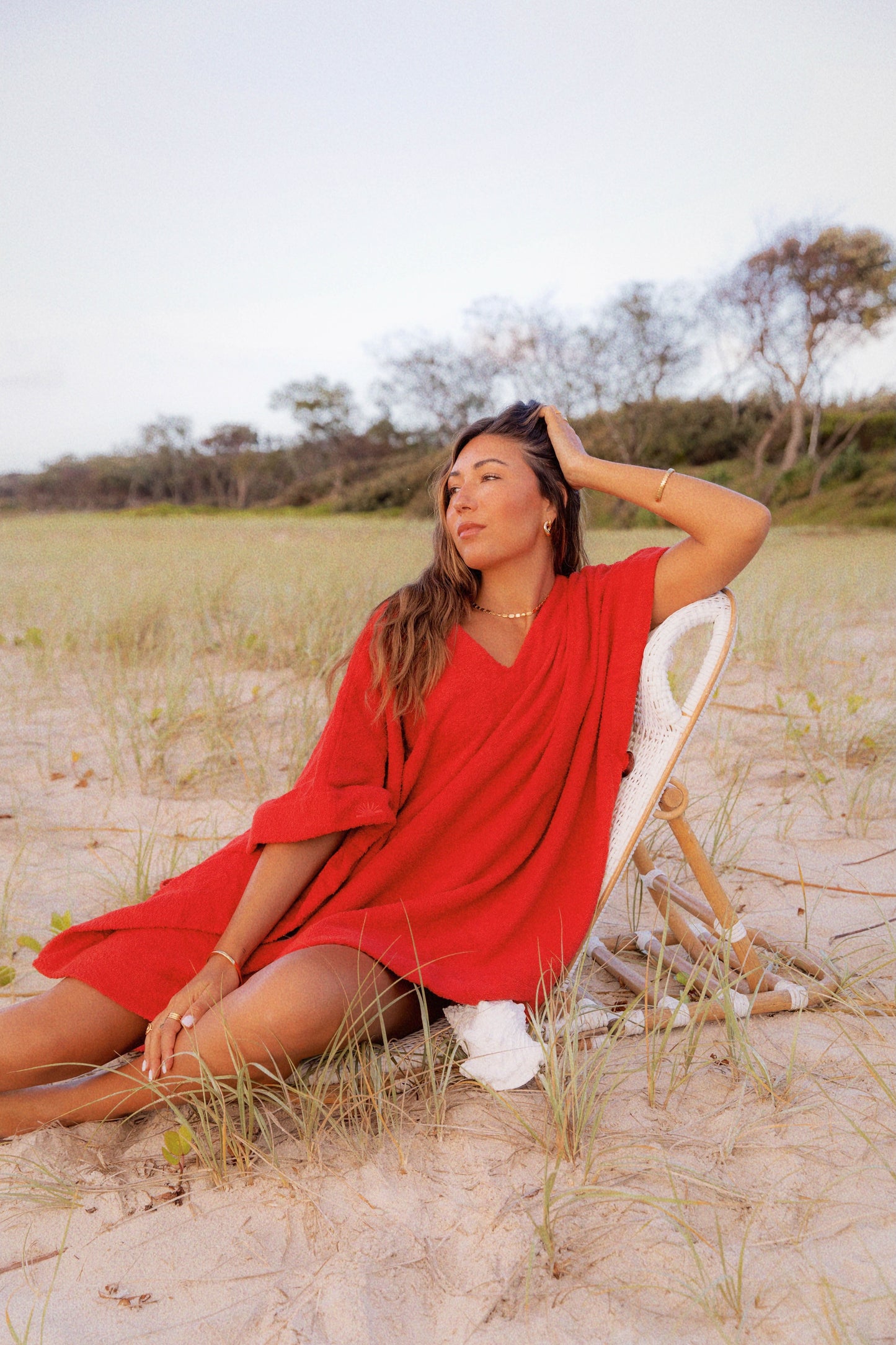 BASK KAFTAN || Red