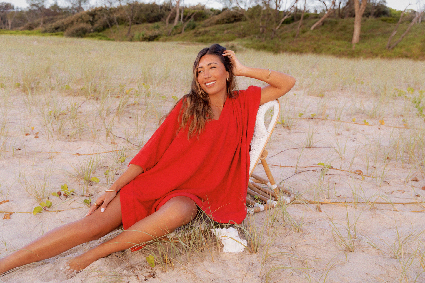 BASK KAFTAN || Red
