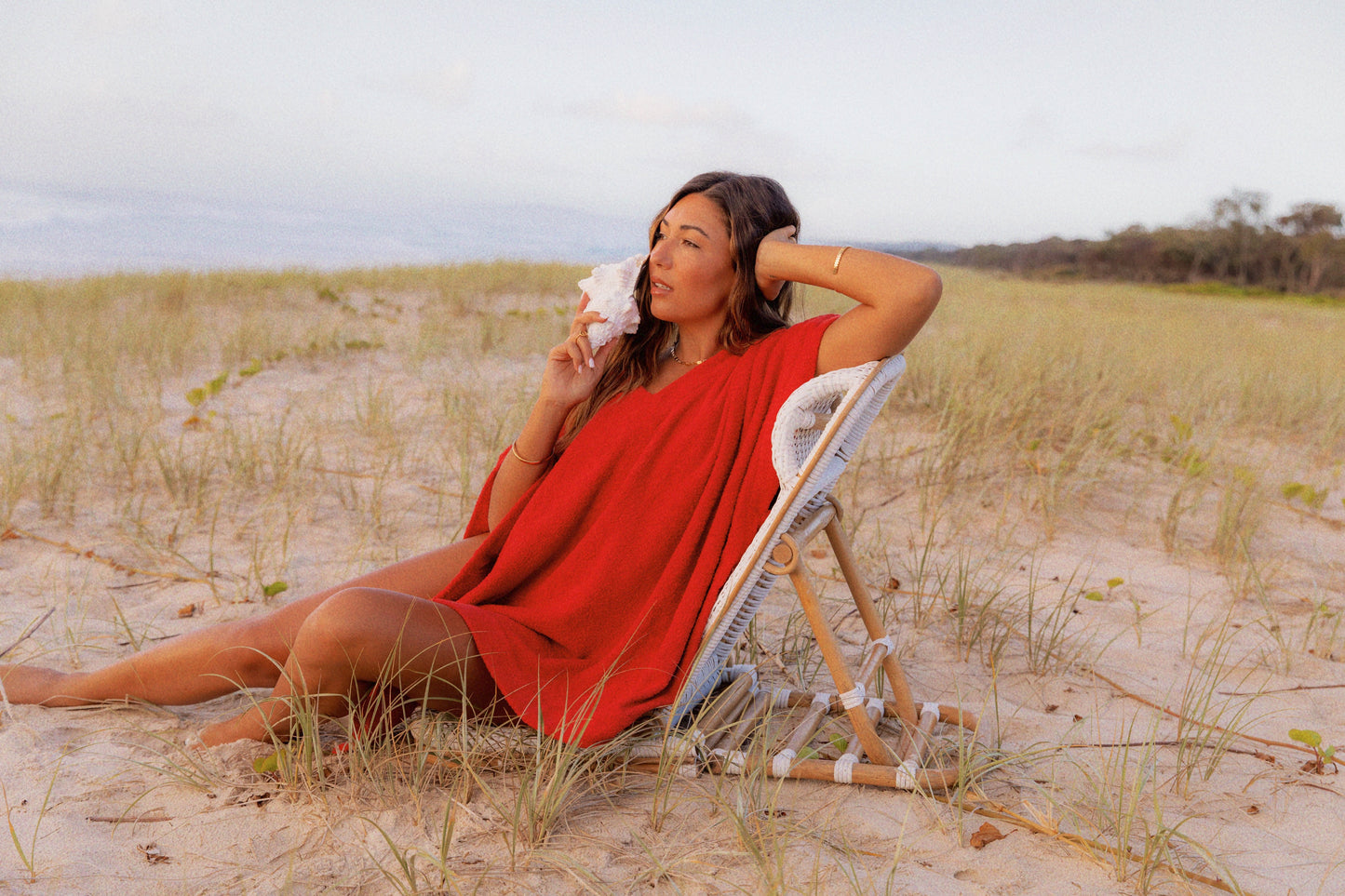 BASK KAFTAN || Red