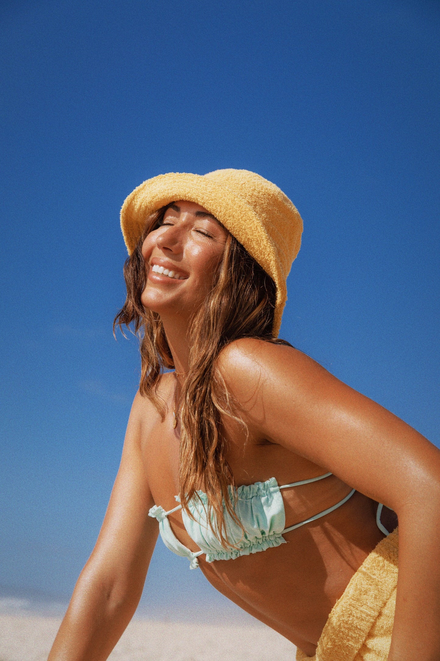 Bask Terry Hat - Marigold