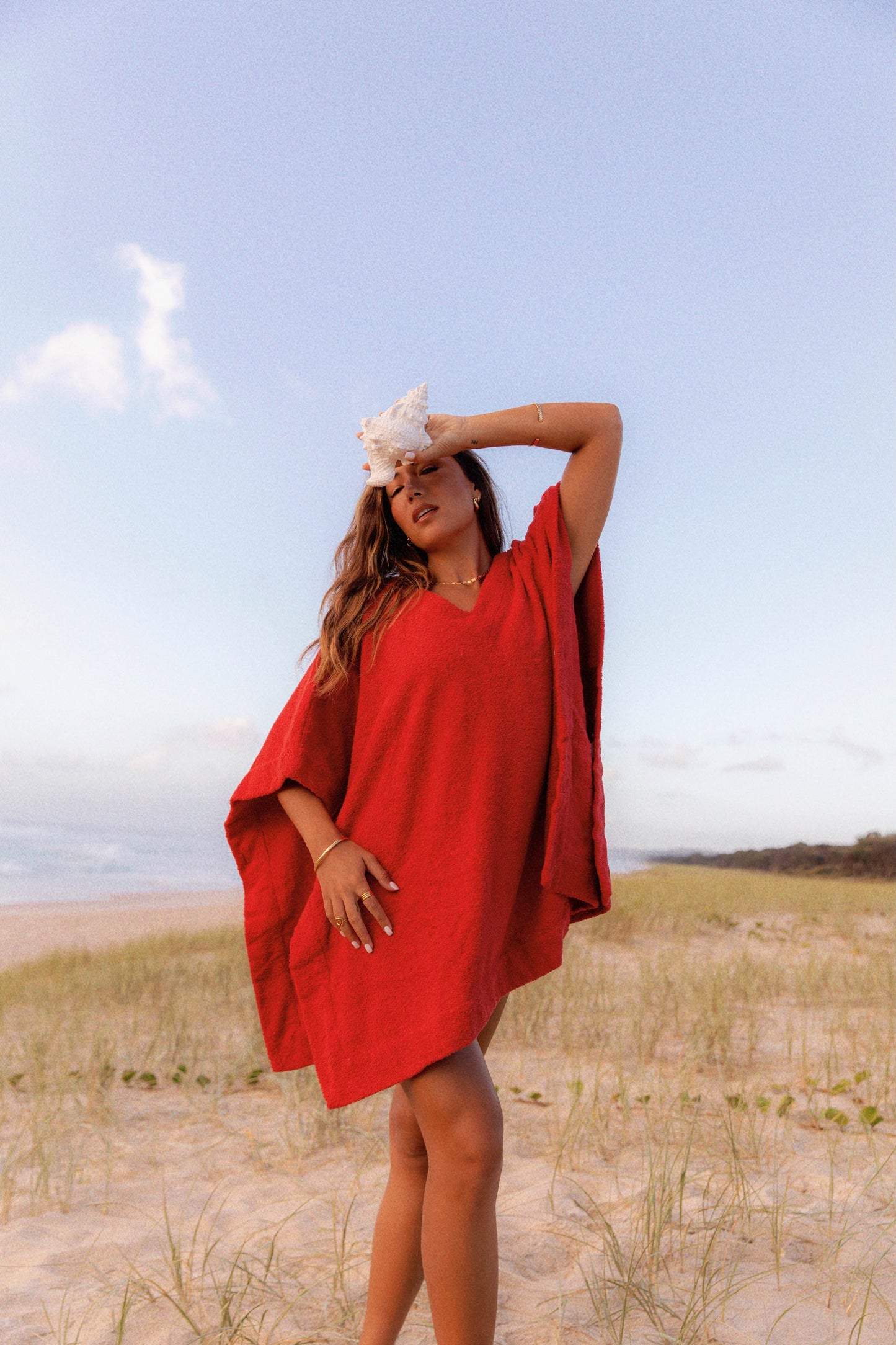 BASK KAFTAN || Red