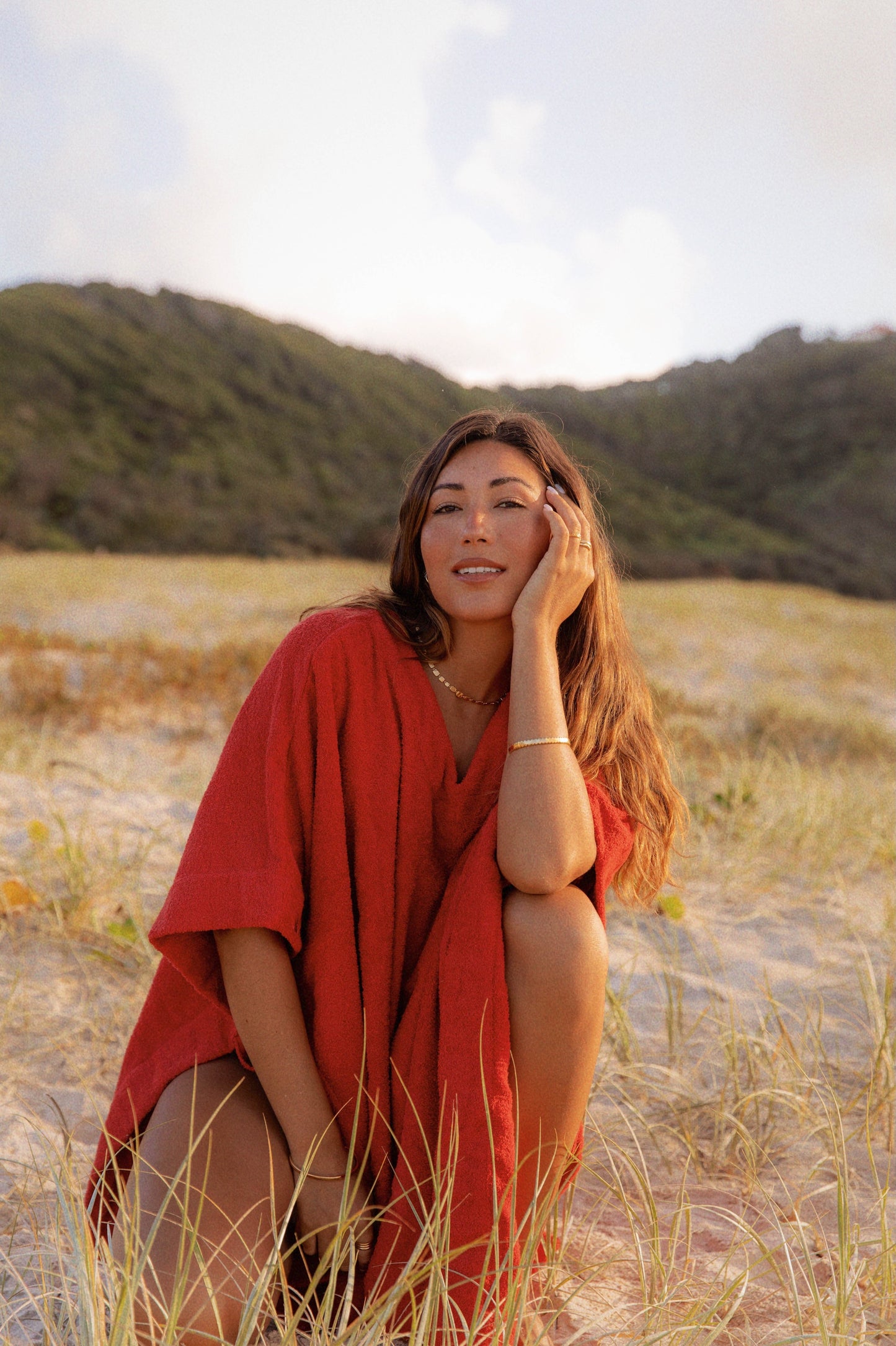 BASK KAFTAN || Red